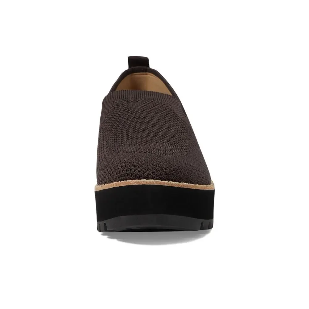 EILEEN FISHER WOMENS ERGOS CHOCOLATE 9 MEDIUM